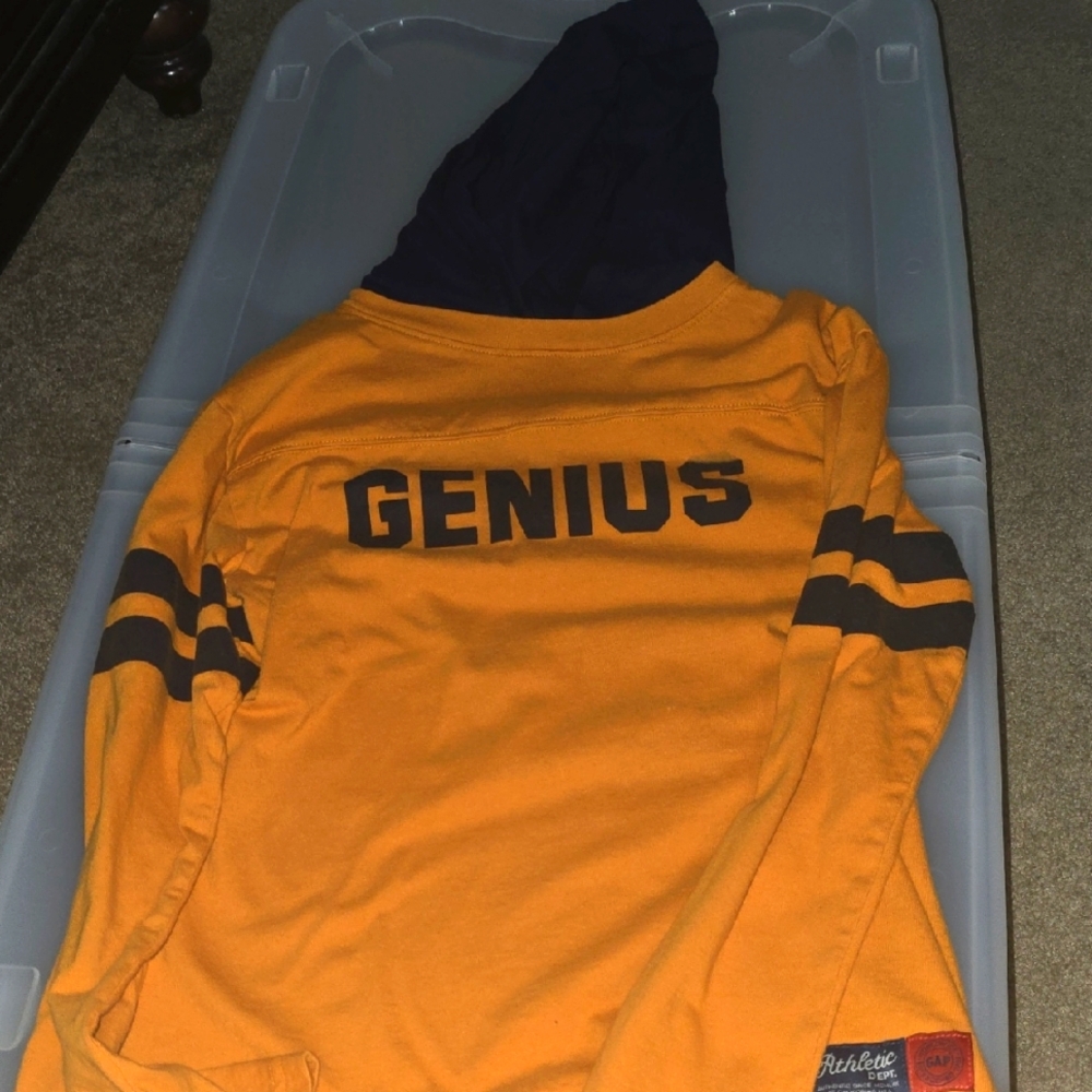 Gap Kids Hoodie - Orange and Navy